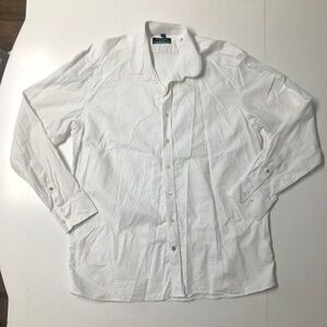 John Clothier London White Penny Collar Shirt 18 Theatre Peaky Blinders Style